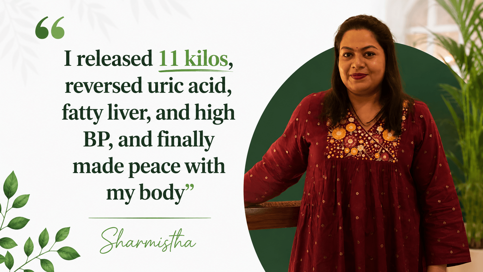Sharmistha — uric acid and fatty liver reversed